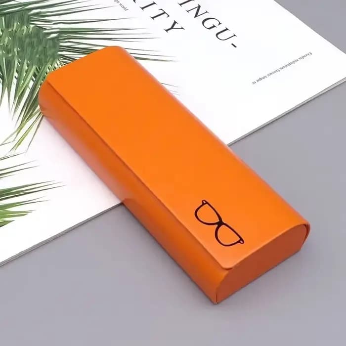 Nouvel étui à lunettes en cuir haut de gamme et minimaliste — Résistant aux chocs