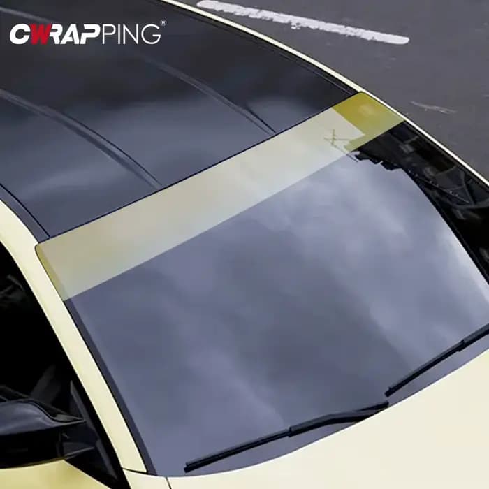 Film solaire pour pare-brise de voiture 20cmx150cm, film teinté pour vitres, vinyle auto-adhésif pour tuning automobile, autocollants pour vitres, film pour enveloppement de voiture