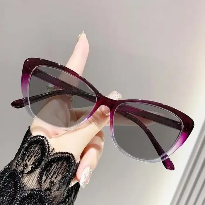 Lunettes de soleil œil de chat pour myopie, haut de gamme, pour femmes et hommes, résistantes aux UV, pour la plage et les voyages, décoratives, 0 à-4.0