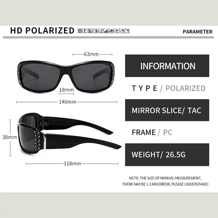 Lunettes de soleil polarisées pour femmes