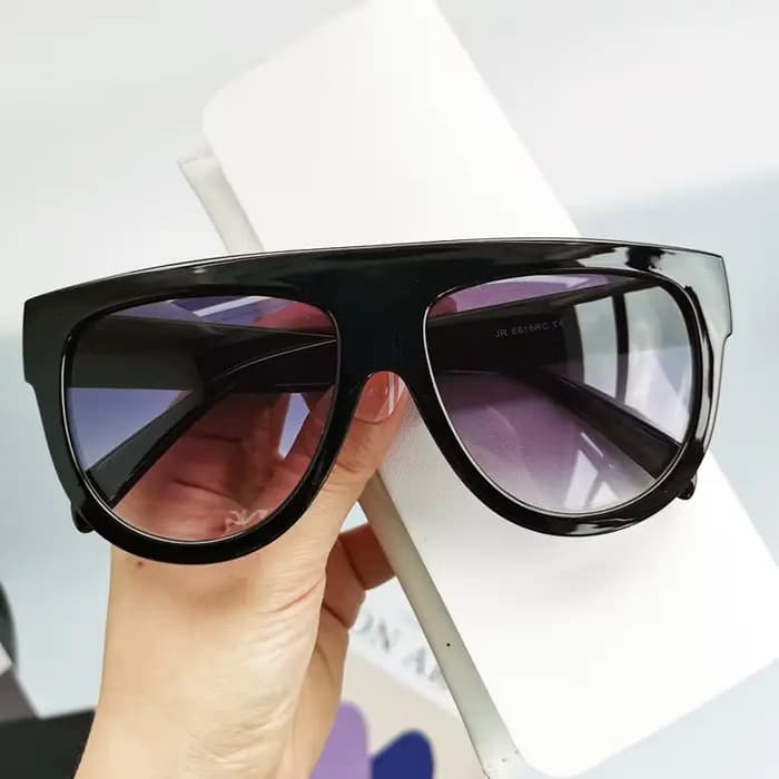 Lunettes de soleil léopard noir à la mode