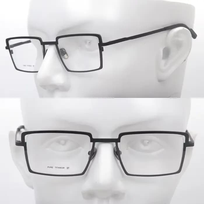Montures de lunettes en titane pur pour hommes