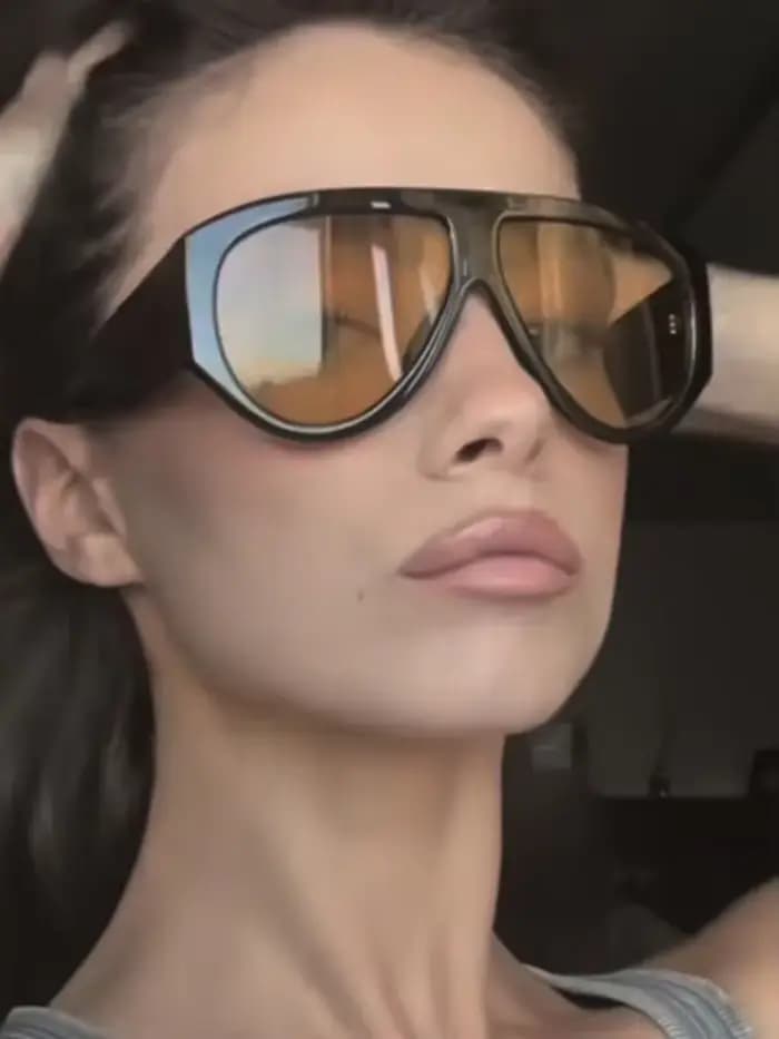 Lunettes de soleil oversize tendance Hip Hop pour hommes et femmes