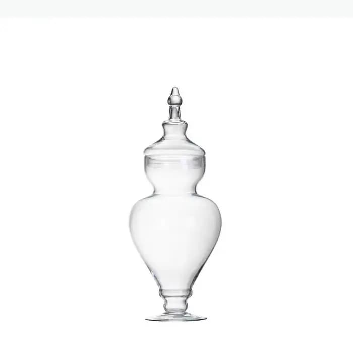 Pot en verre transparent, pots à bonbons, pots de rangement, pots décoratifs, bouteille de rangement, boîte de rangement, décoration de mariage, ornements, organisateur