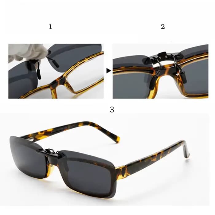Lunettes de soleil polarisées à Clip