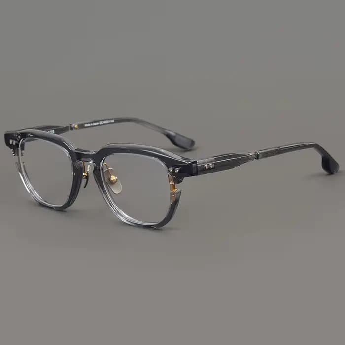 Lunettes carrées en acétate faites à la main pour hommes et femmes