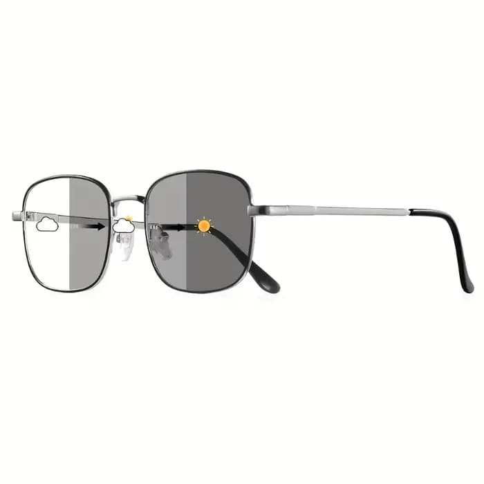 Lunettes photochromiques carrées pour hommes et femmes