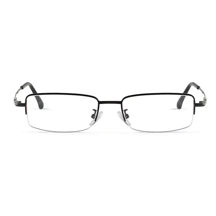 VANLOOK hommes mémoire titane lunettes demi-monture