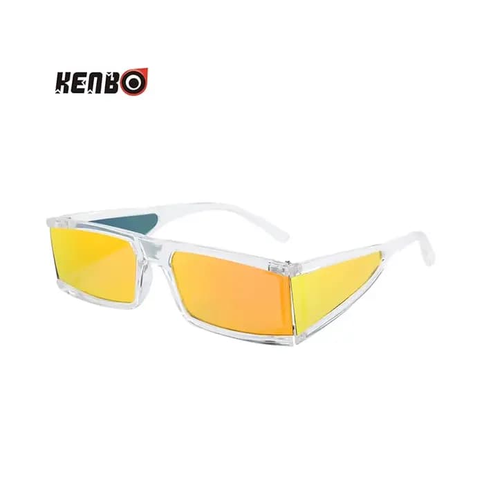 Kenbo-Lunettes de soleil rétro à monture étroite pour hommes et femmes