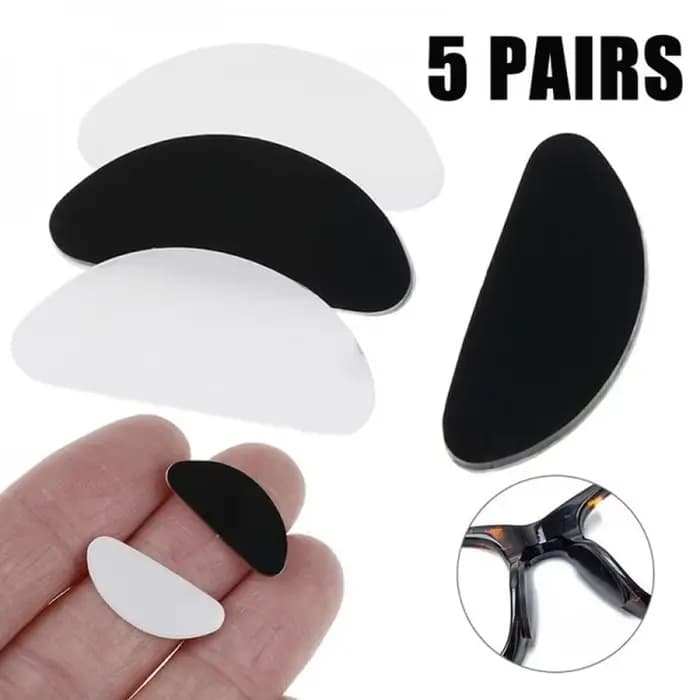 5 paires de plaquettes nasales adhésives en Silicone