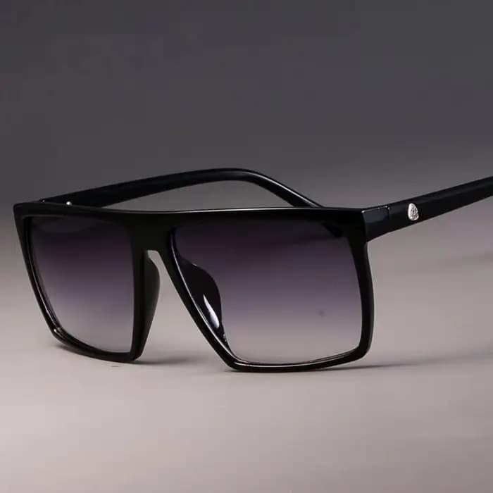 Lunettes de soleil à grande monture carrée pour hommes et femmes, nouvelle mode de haute qualité, rétro, tête de crâne, Film couleur, 2021
