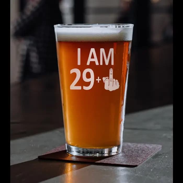 Verre à vin fantaisie pour anniversaire 21, 30, 40, 50, 60, 70, 80 ans – Cadeau original pour fête d'anniversaire, décoration, souvenir pour amis et famille