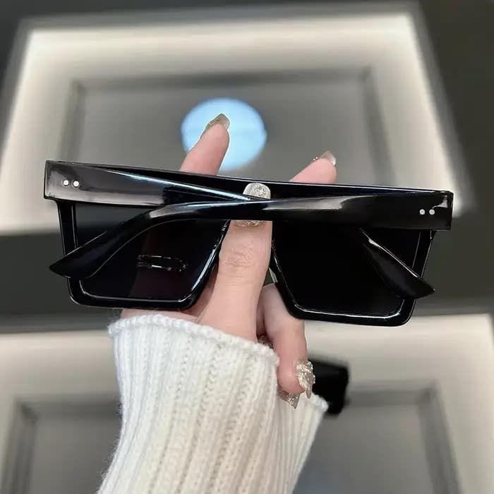 Mode carré Vintage lunettes De soleil femmes hommes marque concepteur rétro