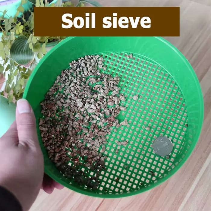 Tamis de sol en plastique, maille filtrante pour tamisage de pierre de sol, Filtration, maison, jardin, plantes à fleurs, outils de pépinière