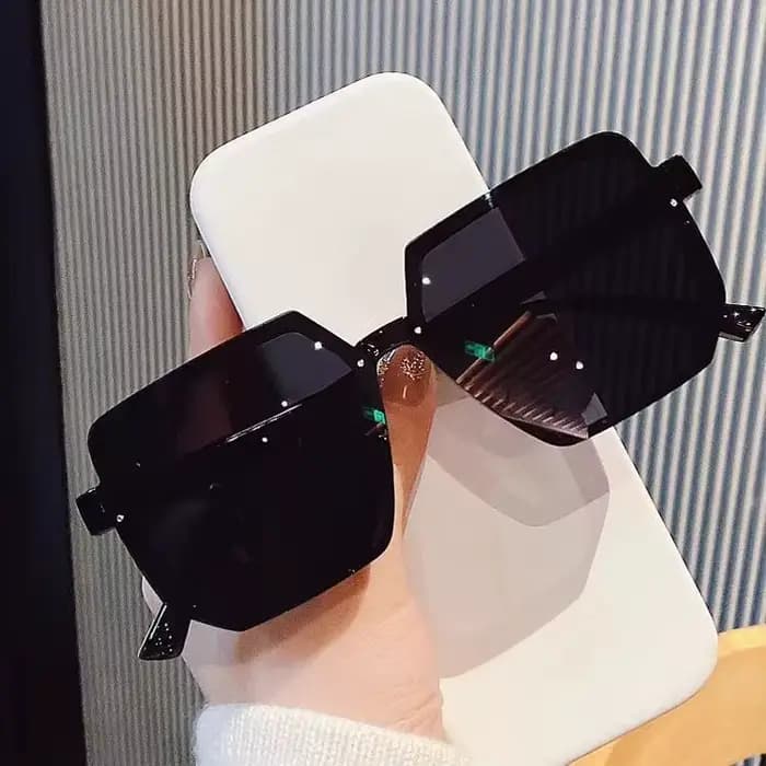 Lunettes de soleil vintage à grande monture pour femmes et hommes