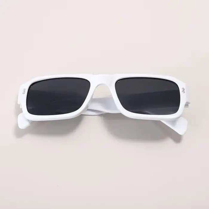 Lunettes de soleil carrées vintage pour hommes et femmes