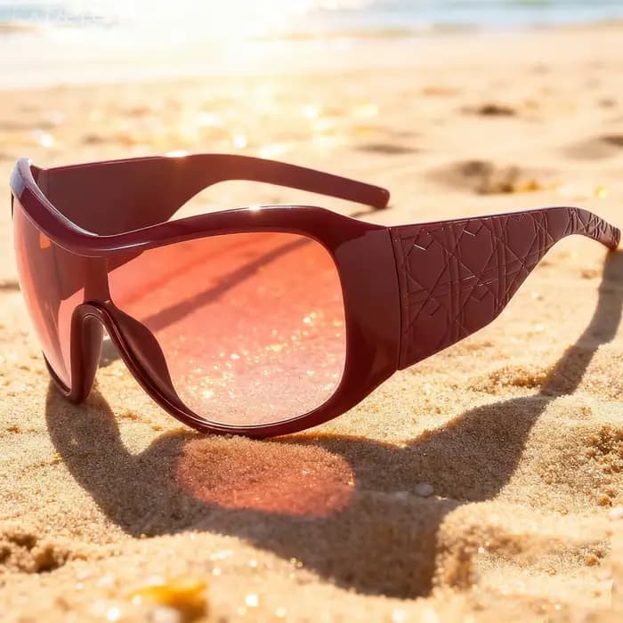 Lunettes de soleil surdimensionnées Y2K pour femmes et hommes