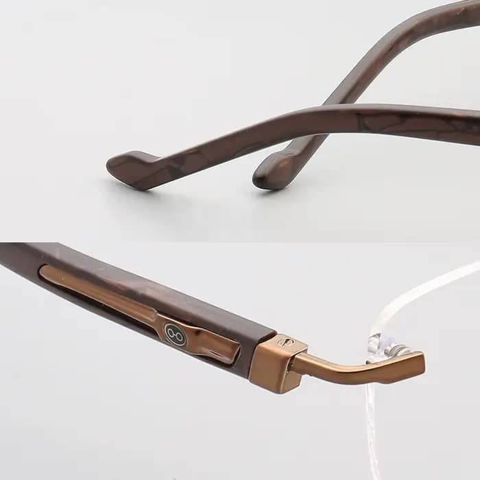 Lunettes de vue myopie sans monture Personnaliser les lentilles en résine
