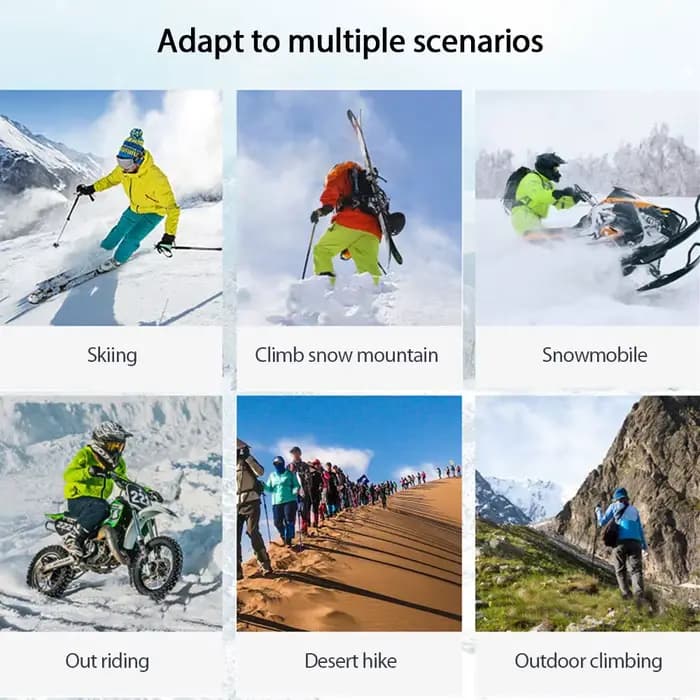 Sports de plein air hiver coupe-vent lunettes de Ski