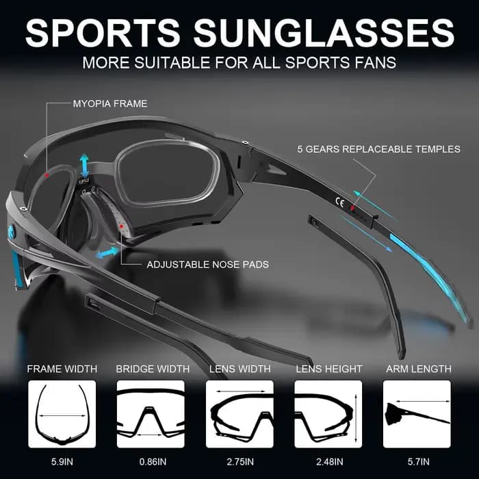 Lunettes de soleil polarisées pour hommes et femmes