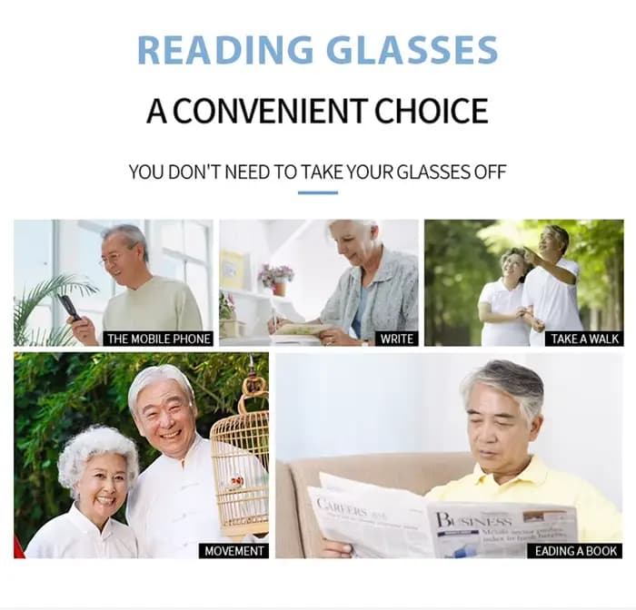 BARCUR – lunettes de lecture bifocales progressives pour hommes et femmes