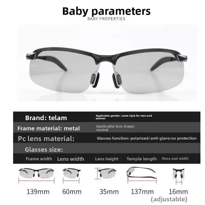 Artefact lunettes polarisées pour hommes technologie allemande polarisée