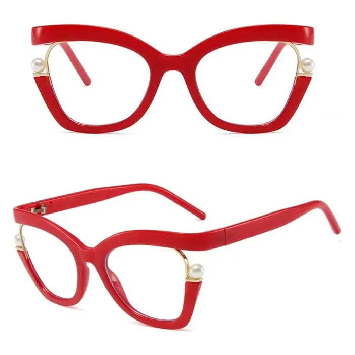 Lunettes de soleil œil de chat arc-en-ciel pour femme