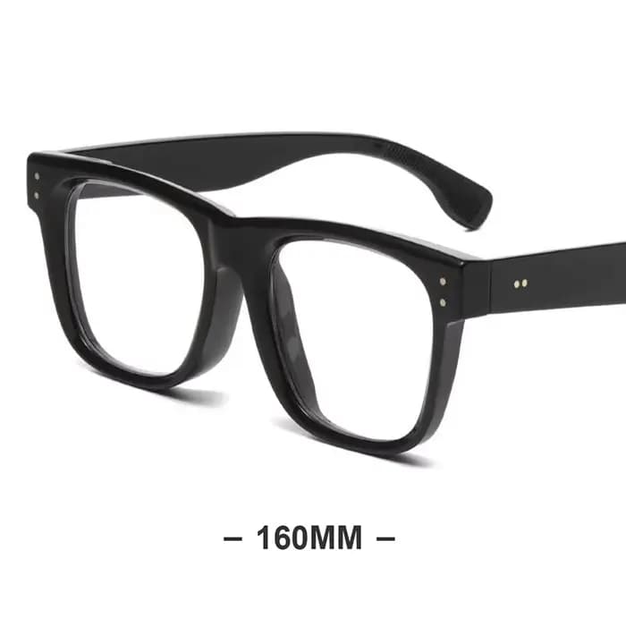 Grand visage grande taille monture de lunettes hommes femmes 160mm surdimensionné épais