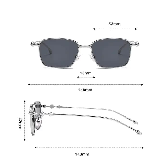 Lunettes de soleil carrées 2026 pour femme – Tendance