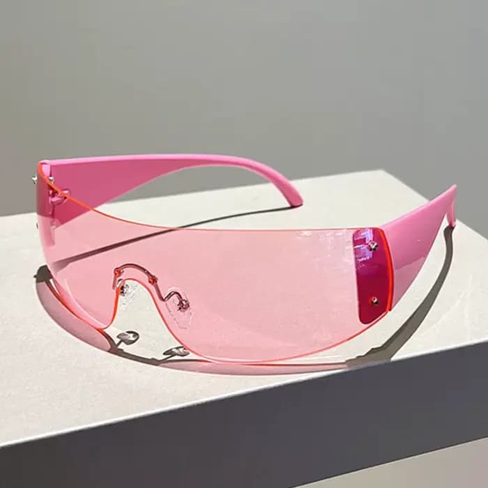 Y2K – lunettes de soleil de styliste sans bords pour femmes et hommes