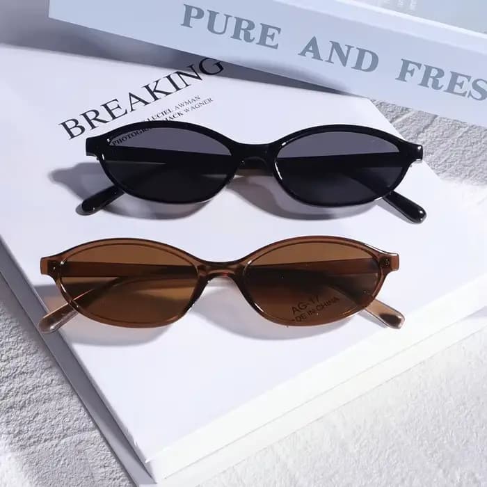 Lunettes ovales unisexes élégantes