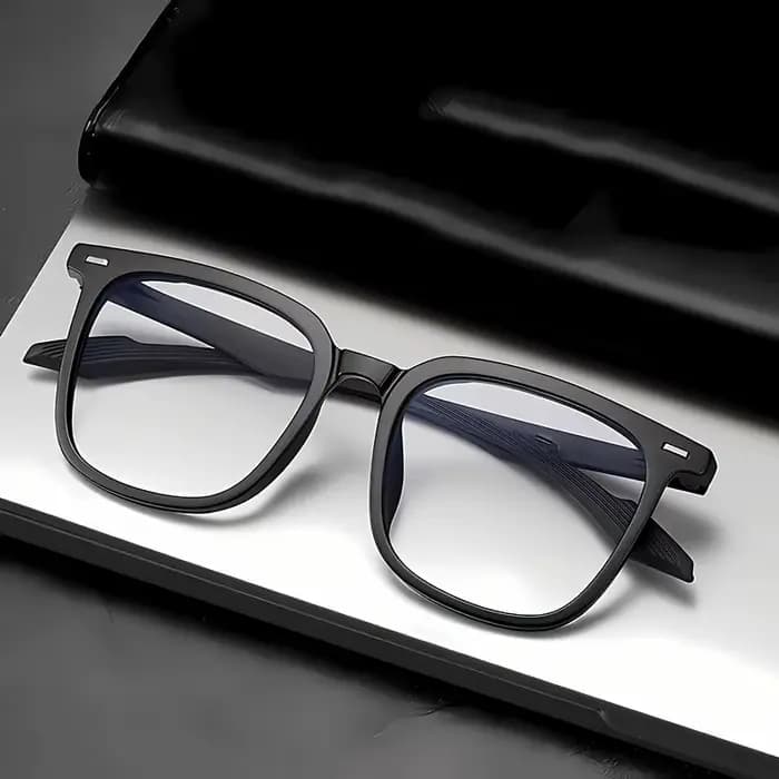 1 paire de lunettes surdimensionnées tendance pour hommes