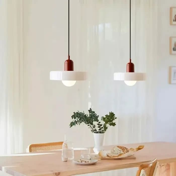 Lampes suspendues en verre rétro nordique intérieur E27 LED lustre salon salle à manger chambre cuisine luminaires décoratifs
