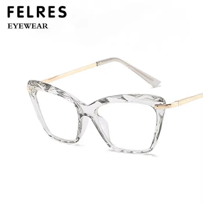 Lunettes de lecture œil de chat anti-lumière bleue