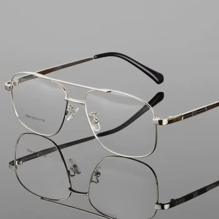 Lunettes en métal rétro pour hommes