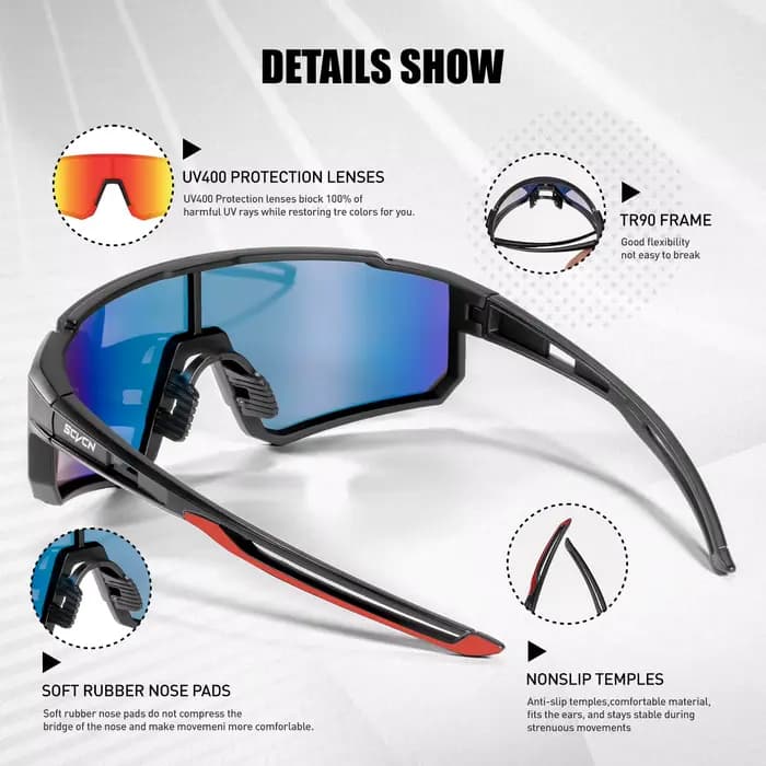 SCVCN lunettes de cyclisme