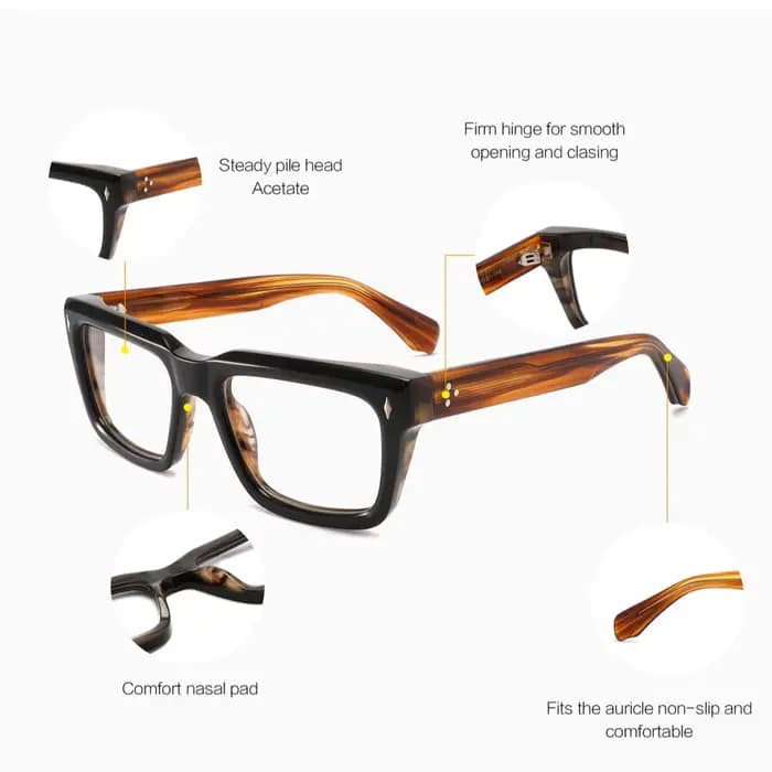 Lunettes de lecture Anti-lumière bleue en acétate