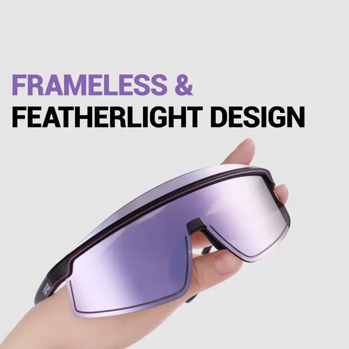 Kapvoe nouveaux hommes or photochromique cyclisme lunettes de soleil UV400