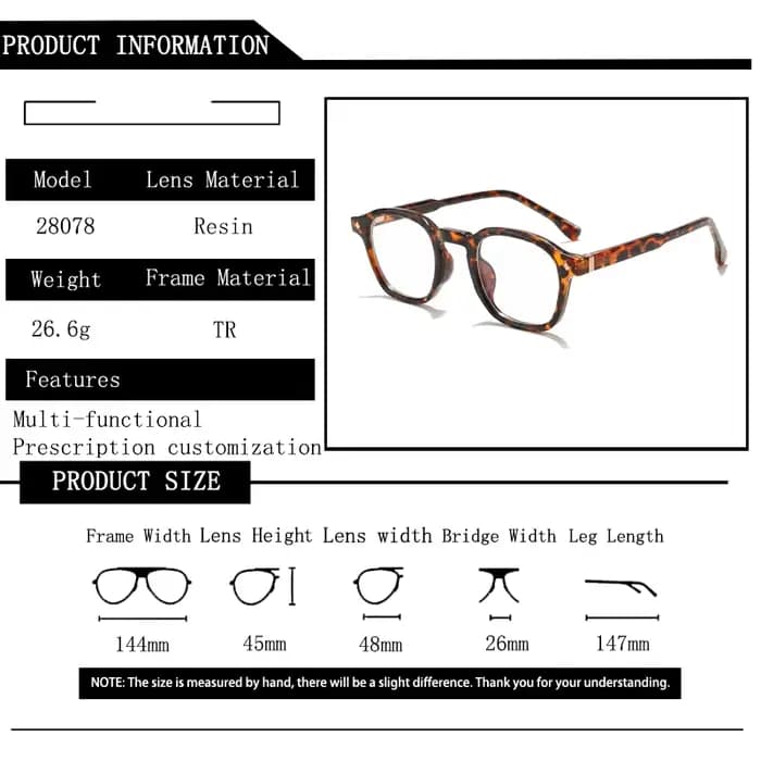 Monture optique personnalisée de haute qualité pour hommes
