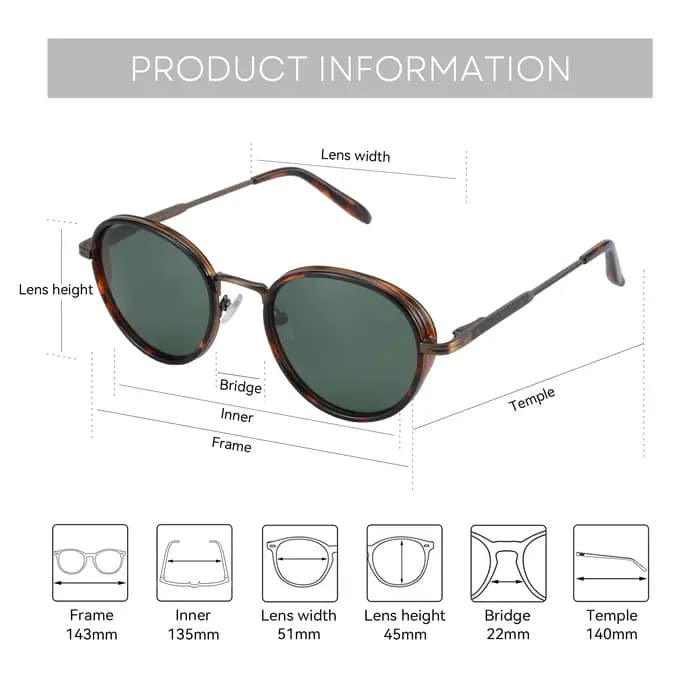 Lunettes de soleil Steampunk pour myopie