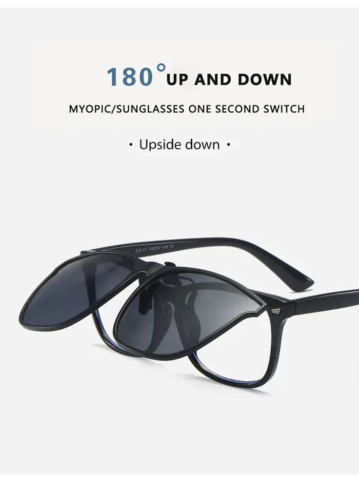 Lunettes de soleil polarisées à Clip pour hommes