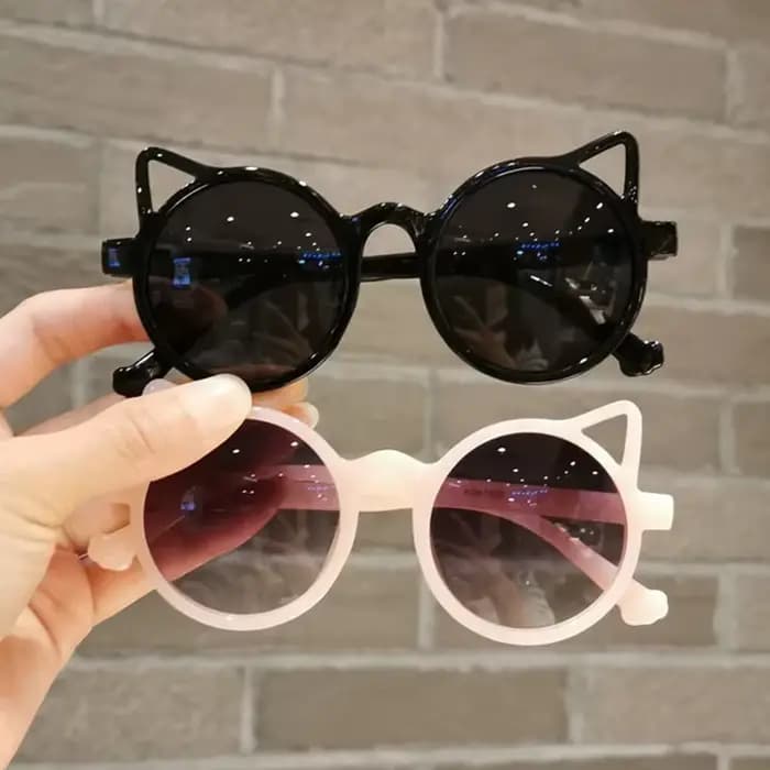 Lunettes de soleil avec oreilles d'animaux de dessin animé pour filles et garçons