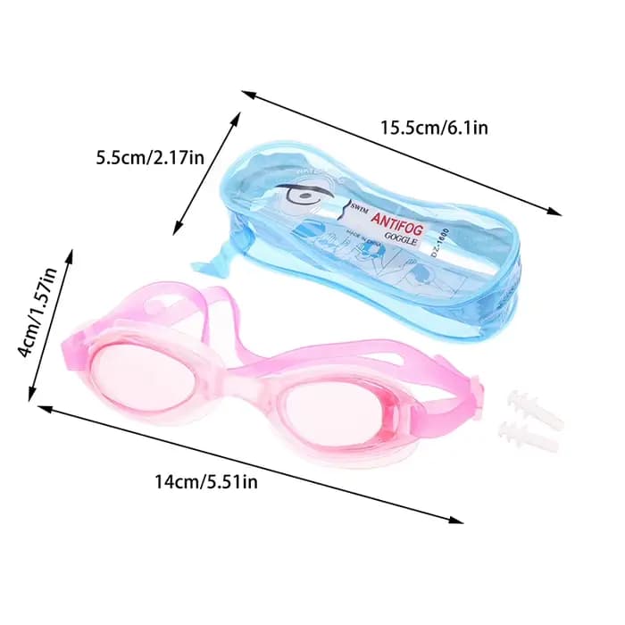 Lunettes de natation imperméables Anti-buée à petite monture