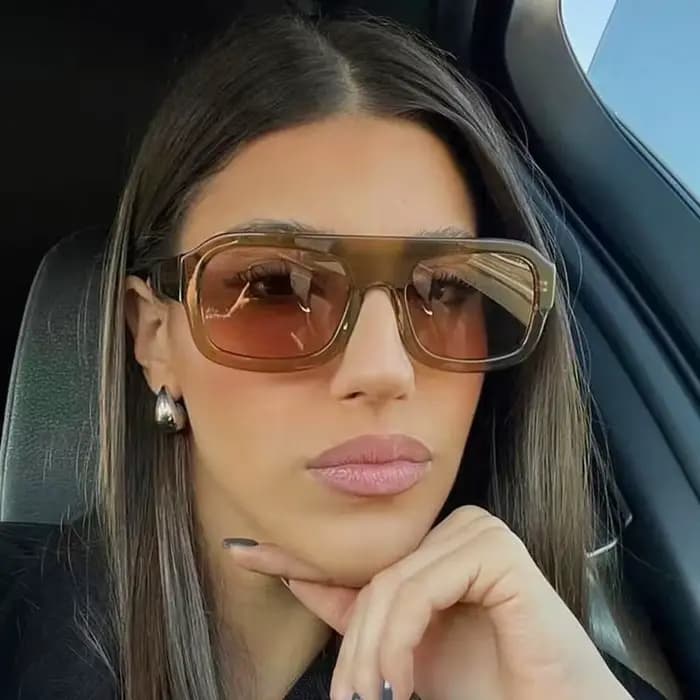 Lunettes de soleil Double Bridges pour femmes