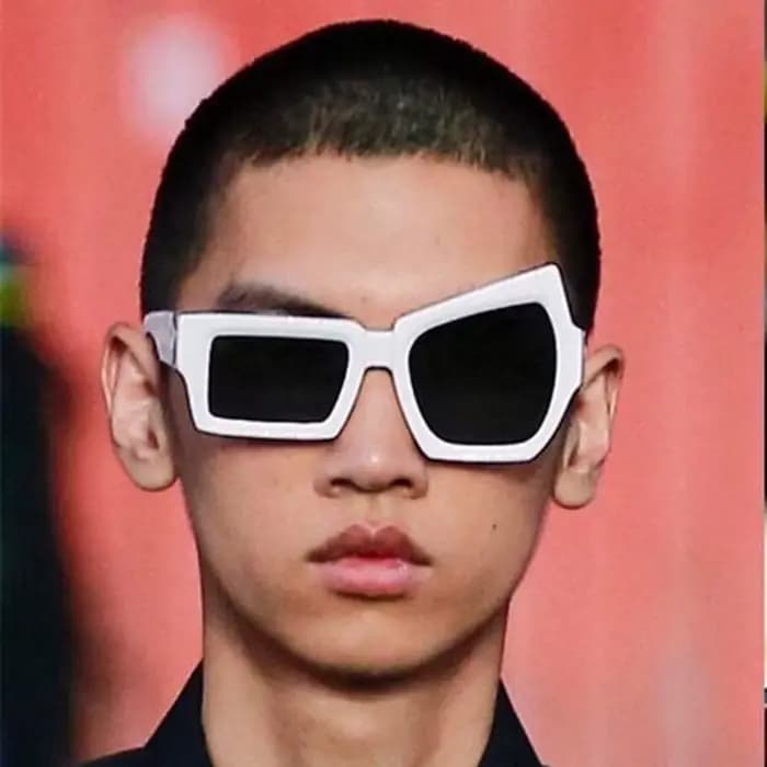 Sourcils lunettes de soleil femmes hommes polygone Vintage marque concepteur carré