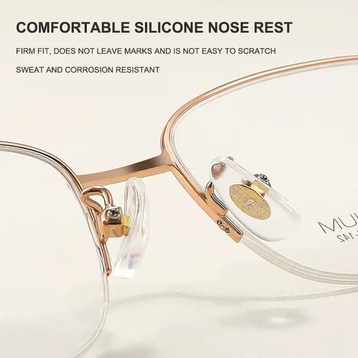 Haute qualité titane ultra-léger Vintage femmes montures de lunettes rétro luxe