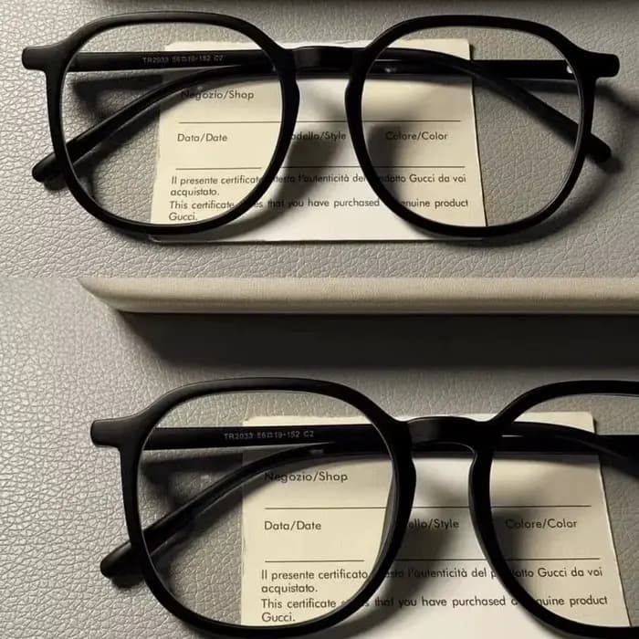 Monture de lunettes surdimensionnée unisexe