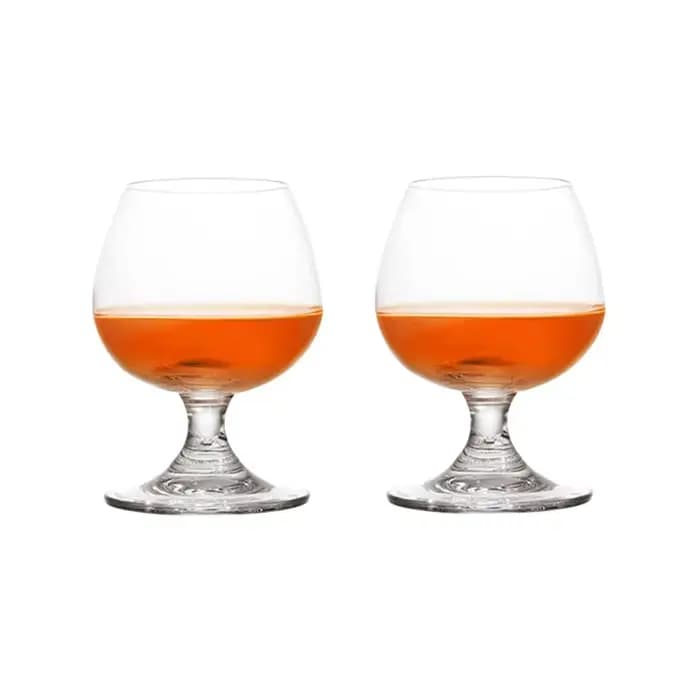 2 pièces ensemble 8.7oz 255ml pied court verre à vin rouge ensemble Bar vin étranger verres à Cocktail Transparent Cognac verre vin ustensiles