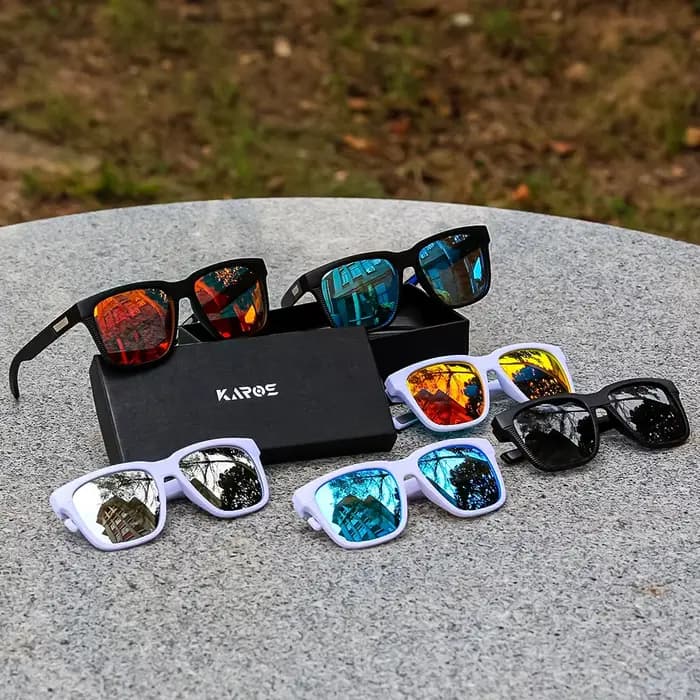 KAROS Lunettes de soleil polarisées tendance pour hommes et femmes