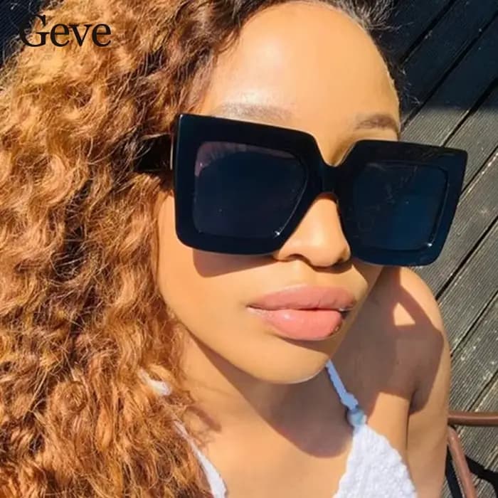 Lunettes de soleil carrées vintage pour femmes